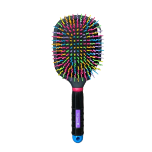 Paddle Brush Rainbow Lg