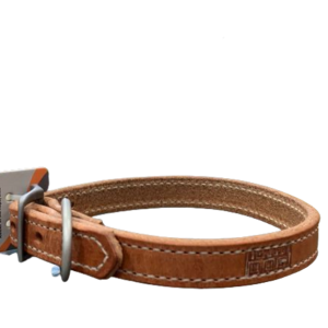 Dog Collar Strt Russet 3)4"