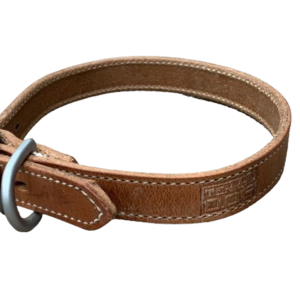 Dog Collar Strt Russet 1"